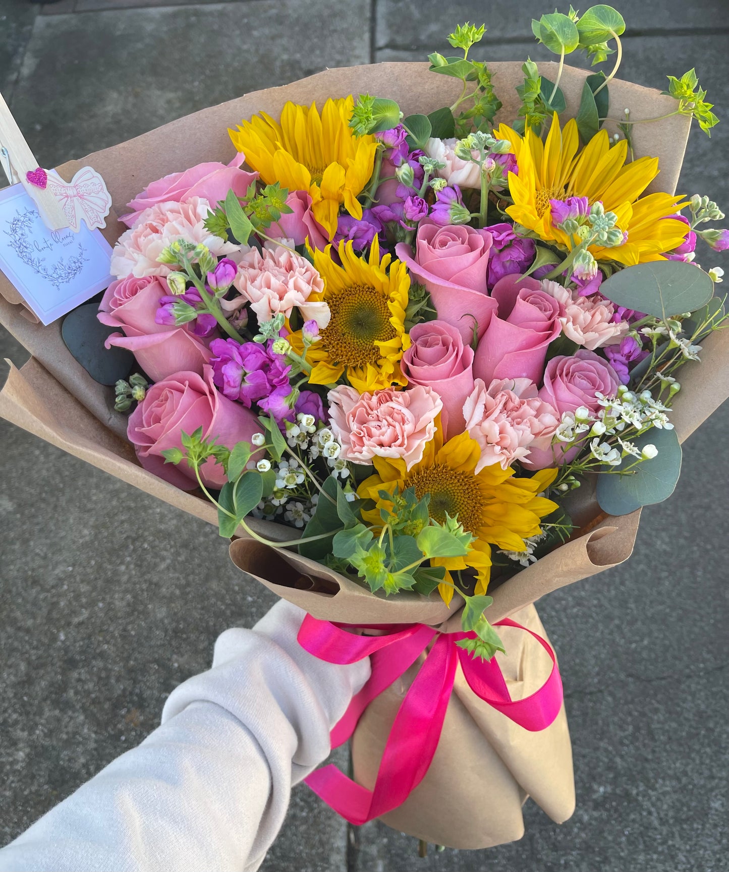 Market style floral bouquet