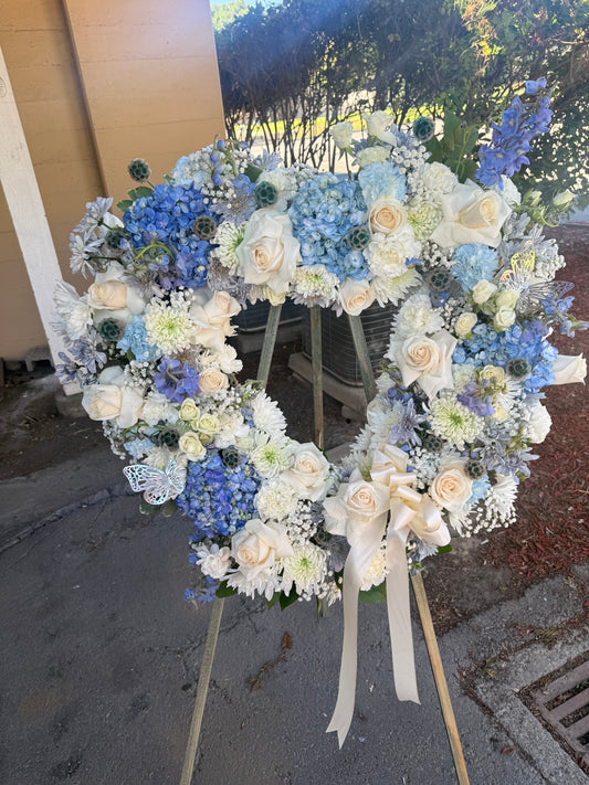 My angel🪽 funeral wreath