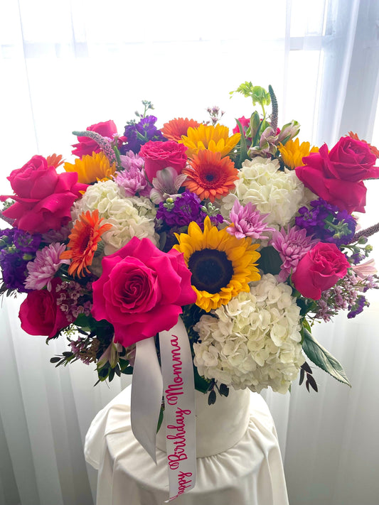 She puts the color inside of my world