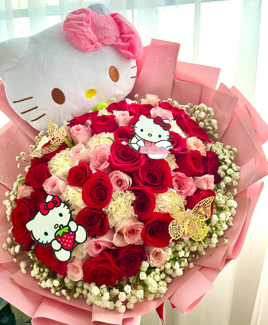 Hello Kitty Rose bouquet