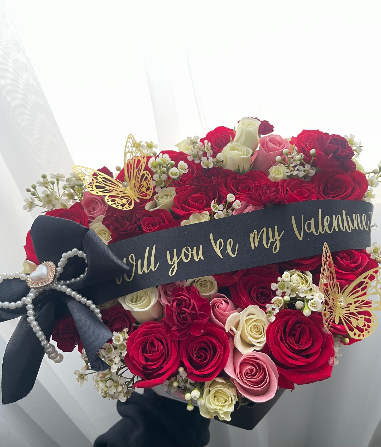 Valentine heart box